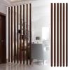 Indoor Room Divider, 200 cm, Black, 6-Piece Set view 1