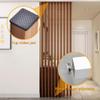Indoor Room Divider, 200 cm, Black, 6-Piece Set view 2