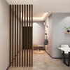 Indoor Room Divider, 200 cm, Black, 6-Piece Set view 3