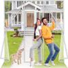 Luxvix Magnetic Screen Door, Double Door, 205 x 290 cm, No-Drill Magnetic Curtain, White view 1