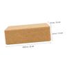 TOYANDONA High-Density Non-Slip Oak Yoga Block for Beginners, Pilates, and Stretching view 2