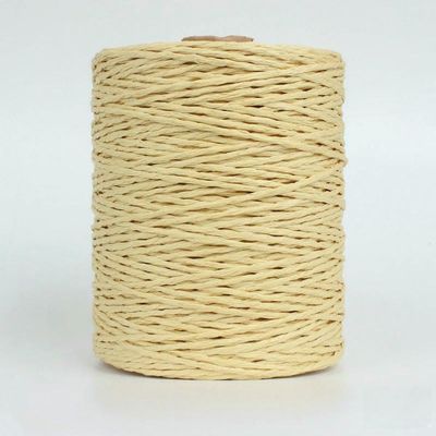 LNKUGN 280–300 m/Roll, Natural Raffia Straw Yarn for Hand Knitting and Crocheting, DIY Crafts, Handbags, Beach Bags and Sun Hats