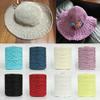 LNKUGN 280–300 m/Roll, Natural Raffia Straw Yarn for Hand Knitting and Crocheting, DIY Crafts, Handbags, Beach Bags and Sun Hats view 2