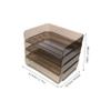 Acrylic Paper Tray with Multiple Tiers for A4 Documents view 2