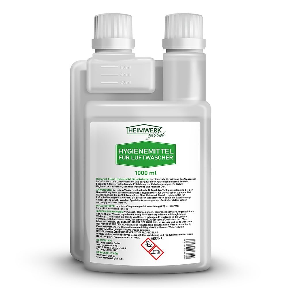 Heimwerkglobal Hygienic Treatment for Air Washers, 1,000 ml