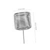 JOINPAYA 12-Piece Stainless Steel Fertilizer Baskets for Bonsai and Orchids, Silver view 2