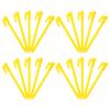 Alipis 50-Piece Yellow ABS Tent Stakes, Reusable and Hand-Friendly view 1