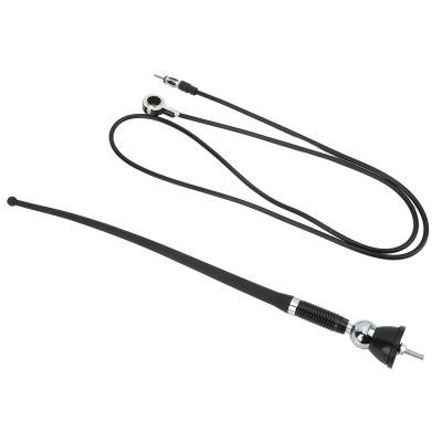 36 cm Universal Car Stereo Antenna, Black ABS, Strong FM/AM Signal