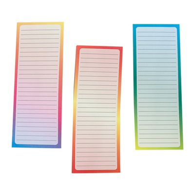 Magnetic Refrigerator Grocery List, 3 Paper Notepads