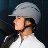 Imperial Riding IRH Olania Deluxe Big Visor Riding Helmet, Gray, L view 2