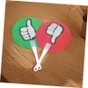 GALPADA Reusable Voting Paddles, 30 Pieces, 24 x 15 cm, Red and Green view 4