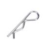 R-Clips, 520-Piece Stainless Steel R-Shaped Spring Cotter Pin Set, 1.2/1.8/2/3/4 mm, Silver view 3