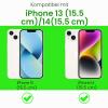 Galful Magnetic Phone Case with Strap for iPhone 13/14, Gray view 2