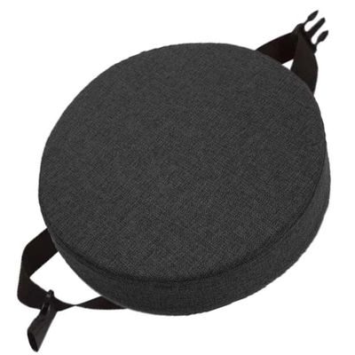 BLLMTEAR Round Chair Cushion, 25/30/35/40 cm Diameter, for Kitchen Stools/Bar Chairs - Premium Cover with Elastic Tie Straps and Safety Buckle (1.25 x 3 cm)