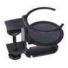 Desk Drink Holder Clamp, 360° Rotating Iron Cup Holder with Headphone Hook view 1