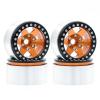 JVRWSC RC Car Tires with Rims Compatible with Traxxas TRX4, SCX10, Axial, 4-Piece 1.9-Inch Alloy Beadlock Wheels, Hubs for 1/10 Crawler Cars (Color 1) view 1