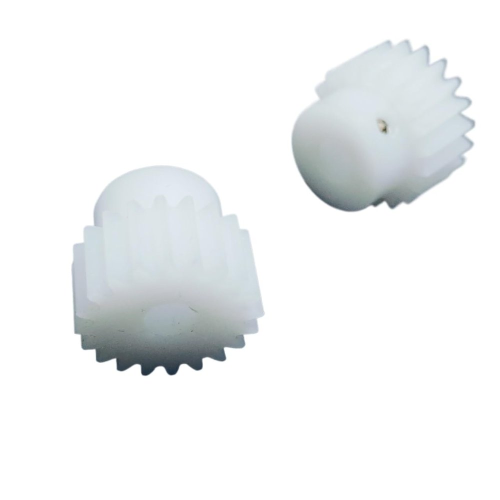 2-Piece POM Spur Gear Set, Module 0.5, 25T, Stepped, 4 mm Bore