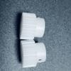 2-Piece POM Spur Gear Set, Module 0.5, 25T, Stepped, 4 mm Bore view 3