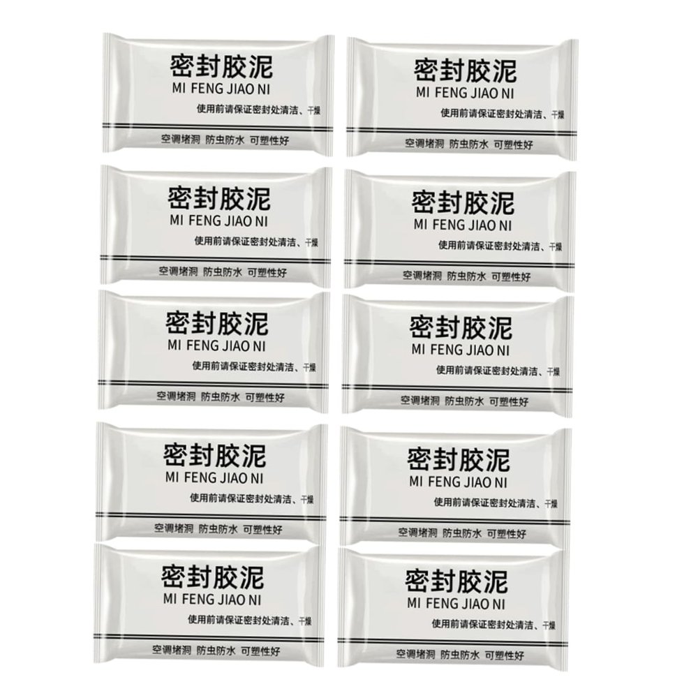 OUNONA Repair Sealant, 10-Piece Set, Quick to Apply for Drain Connections and Wall Holes