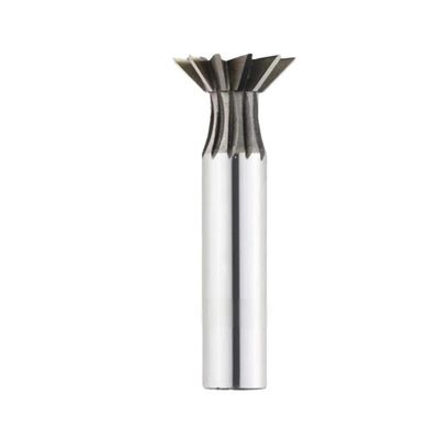 1-Piece HSS Dovetail End Mill, 45°/55°/60°, Straight Shank (32 mm × 55)
