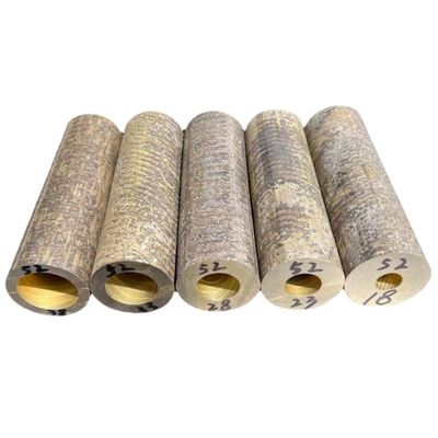 Tin Bronze Tube, 100 mm Length (OD 55 mm × ID 25 mm × L 100 mm)