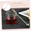 OUNONA 2-Piece Stainless Steel Honey Dipper Set, Honey Stirring Sticks, 304 Stainless Steel, Silver view 3
