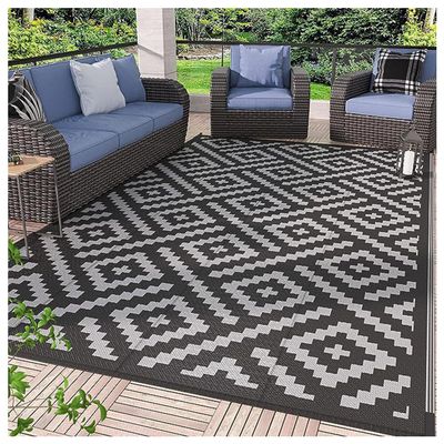SPXMQSS Outdoor Rug for Balcony, Wear-Resistant and Non-Slip, 120 x 180 cm