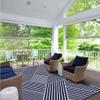SPXMQSS Outdoor Rug for Balcony, Wear-Resistant and Non-Slip, 120 x 180 cm view 3