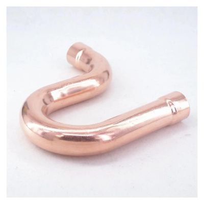 IDGTTLDF ID 28 x 1.0 mm Copper End-Feed P-Trap Pipe for Air Conditioning and Water Heaters