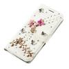 Samsung Galaxy S25 Plus Glitter PU Leather Wallet Case with 3D Butterfly and Pink Flowers view 4