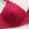 Generic Women's Wireless Comfort Bra, Plus Size, Soft Supportive Bralette, Breathable, Red, 40B view 4
