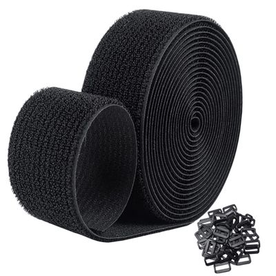 OFFIGAM Adjustable Cable Ties with Plastic Buckles, Long Reusable Cable Straps for Storage, Office, Sports Equipment and More