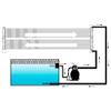 WKIEQACO Home & Garden Furniture Solar Pool Heater, 2 Pieces, 31.5 x 122 in view 4
