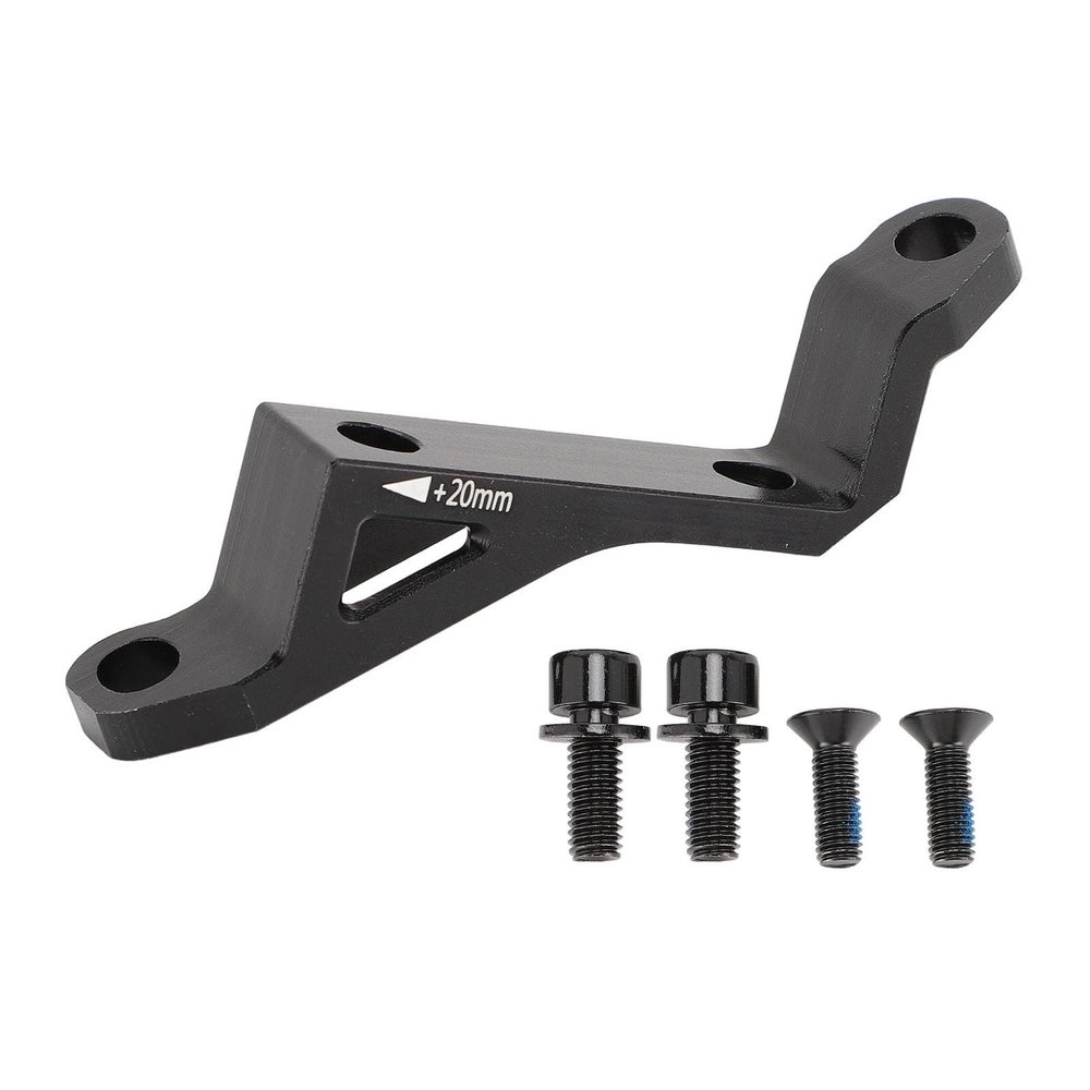 equlup Bike Disc Brake Conversion Bracket, Aluminum Alloy Adapter for 160/180 mm Rotors