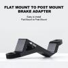 equlup Bike Disc Brake Conversion Bracket, Aluminum Alloy Adapter for 160/180 mm Rotors view 3