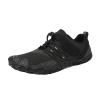 Xbemkste Water Shoes for Women and Men, Breathable Aquatic Barefoot Surf Shoes, Black, 43 view 1