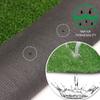 Aikimfuly Artificial Grass, 1.5 m x 2.4 m, Realistic Synthetic Mat for Indoor and Outdoor Use, Pet Landscaping, with Drainage Holes (1.2 x 1.8 m) view 3