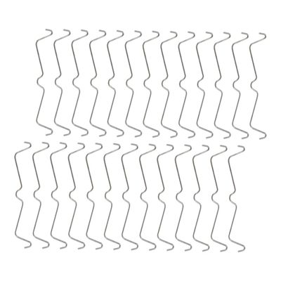 JECOMPRIS 80-Piece Stainless Steel Pegboard Hooks for Tools and Accessories, Secure Hold, Easy Installation, Workshop or Garage, Silver