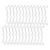 JECOMPRIS 80-Piece Stainless Steel Pegboard Hooks for Tools and Accessories, Secure Hold, Easy Installation, Workshop or Garage, Silver view 1