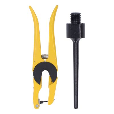 Cattle Ear Tag Applicator Pliers for Cattle, Sheep and Pigs, Alloy Steel, 25 x 6 x 2 cm, 306 g, Includes Ear Tag