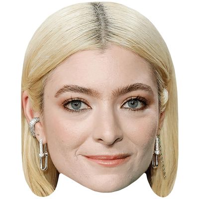Lorde (Blonde Hair) Cardboard Mask