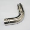 UYCUODLUY 63 mm (2.5 in) I.D. Hose Barb 304 Stainless Steel 90° Elbow Pipe Fitting Connector view 3