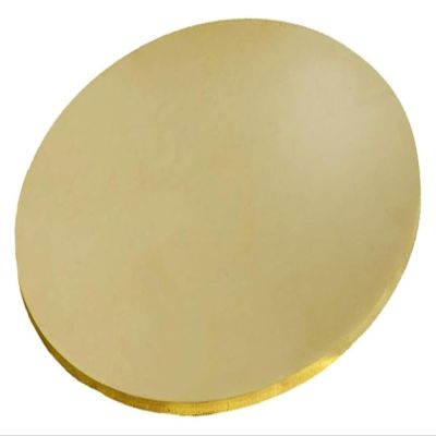 Round Copper Plate, Thin Brass Plate, 1.5 mm Thick, 250 mm Diameter, H62 Alloy