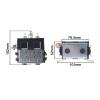 S2IZ5O DC88 2NO+2NC 12V 24V 36V 48V 60V 72V 100A DC Contactor ZJWT100A (48V) view 2