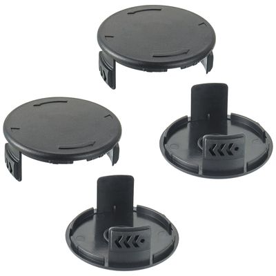 JAMHER 4-Piece Trimmer Spool Cap Set, Cordless Lawn Mower Replacement Part