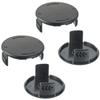 JAMHER 4-Piece Trimmer Spool Cap Set, Cordless Lawn Mower Replacement Part view 1