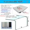 MLYAYE Temporary Roller Shutter Door for Car Cabinets, Horizontal Door Kit for RVs, Campers, Trucks and Trains, ABS Replacement Door (104 x 40 cm) view 2
