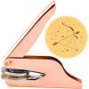 Craspire Book Embossing Stamp with Arrow, Bow and Star, 1.65 in, Rose Gold view 1