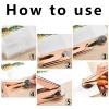 Craspire Book Embossing Stamp with Arrow, Bow and Star, 1.65 in, Rose Gold view 3