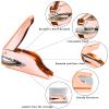 Craspire Book Embossing Stamp with Arrow, Bow and Star, 1.65 in, Rose Gold view 4